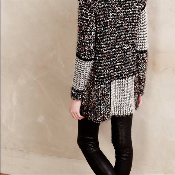 Anthropologie La Fee Verte | Eyelash Cardigan | Large Petite - Picture 3 of 10